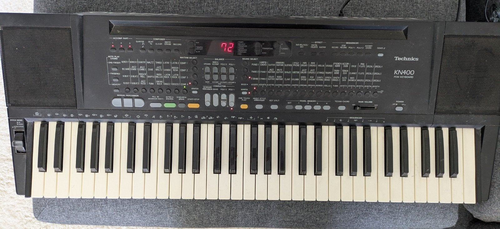 Technics KN400 Keyboard - Goed onderhouden, Midi-aansluiting, Ophalen of Verzenden, Technics, 61 toetsen