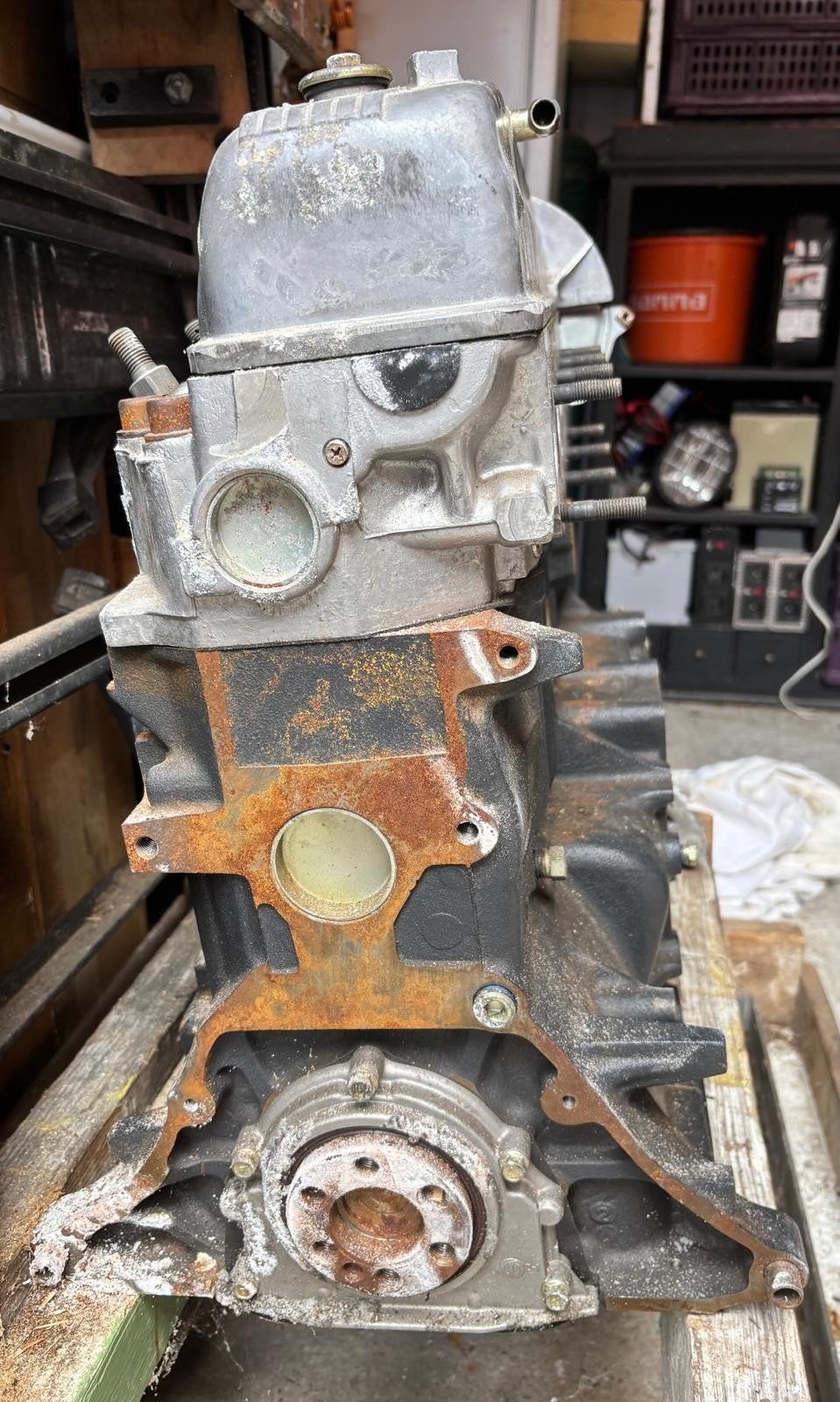 Hyndai D4BA 2.5 ltr Diesel MC 97H14 Motorblok met leidingwer, Ophalen of Verzenden, Gebruikt, Overige automerken