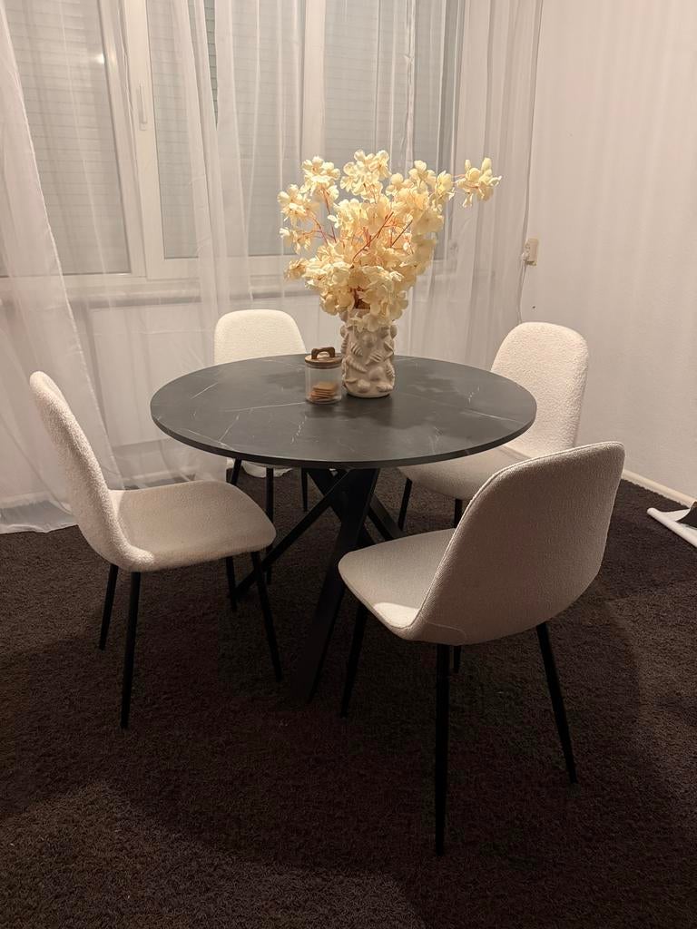 Ikea Mariedamm tafel, Huis en Inrichting, Tafels | Eettafels, Ophalen, Overige materialen, Gebruikt, 100 tot 150 cm