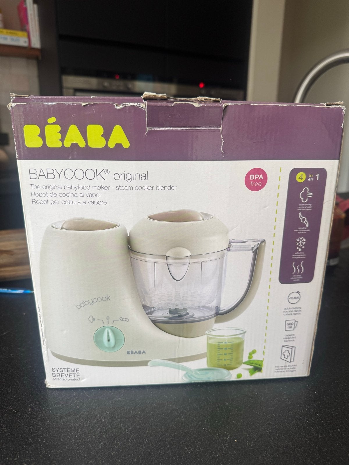 Beaba Babycook Original 4-in-1 Babyvoedingmaker, Ophalen, Overige merken, Gebruikt, Babyvoedingmaker