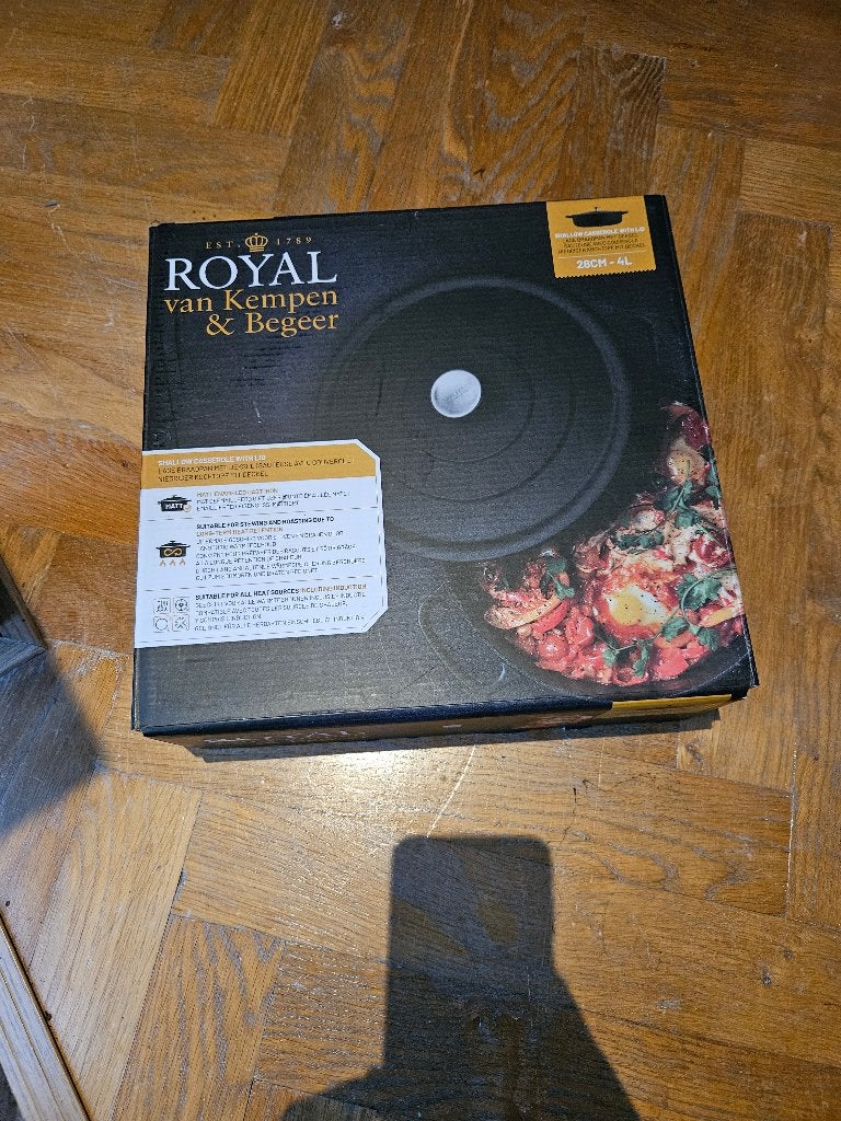 Royal van Kempen & Begeer Lage Braadpan, Ophalen of Verzenden, Nieuw, Gietijzer