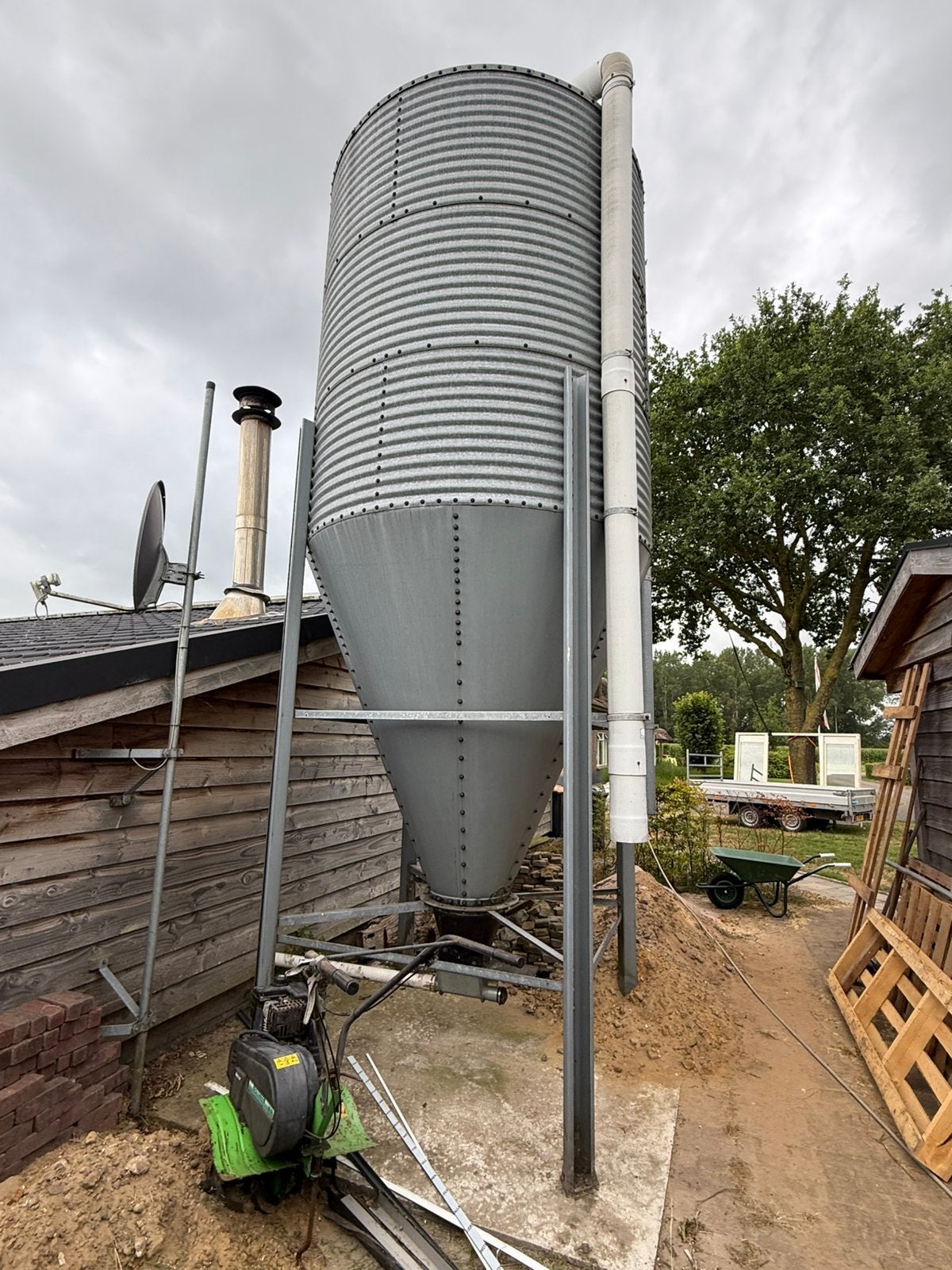 Silo 10 kuub (pelletkachel), Ophalen of Verzenden