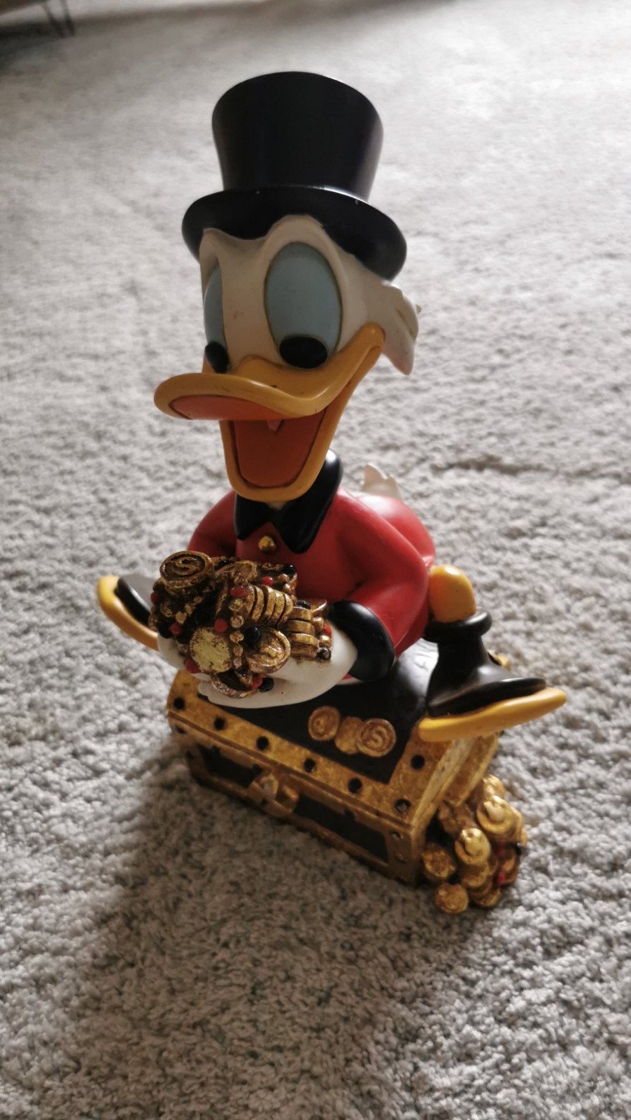 Origineel Disney duck, Verzamelen, Ophalen of Verzenden, Donald Duck, Beeldje of Figuurtje