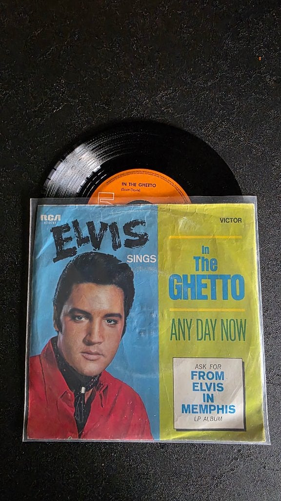 45 toeren, 7”single van: Elvis Presley, Cd's en Dvd's, Vinyl Singles, Gebruikt, 7 inch, Ophalen of Verzenden, Pop