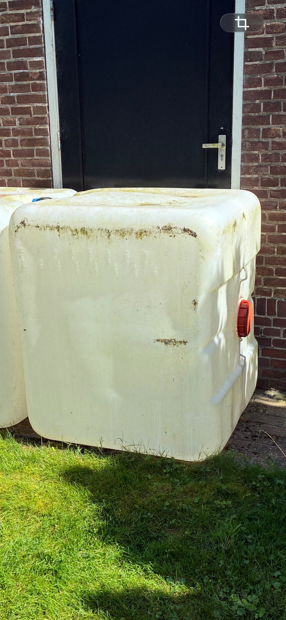 Grote watertank 1000 liter ideaal voor regenwater, Ophalen, Kunststof, Gebruikt, Met kraantje