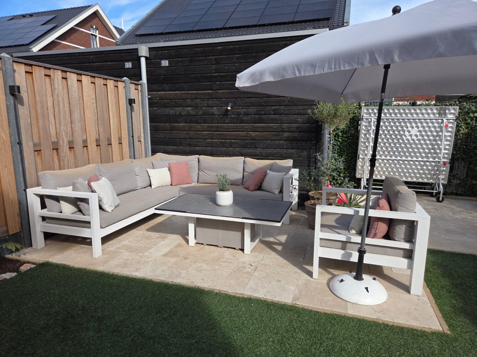 Life Outdoor Loungeset All weather, Tuin en Terras, Ophalen, Gebruikt, Bank, 6 zitplaatsen