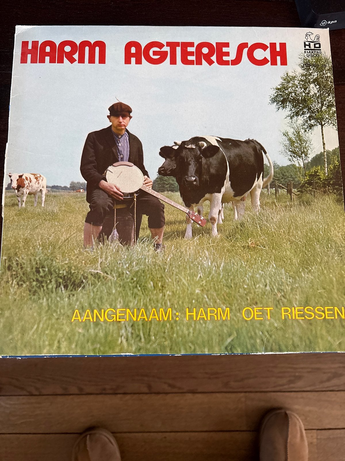 Harm Agteresch - Aangenaam: Harm Oet Riessen LP (Folk), Gebruikt, Folk, Ophalen of Verzenden, Inclusief boekje