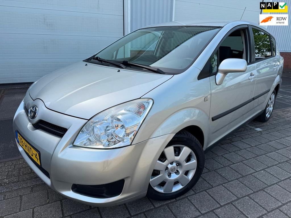 Toyota Verso 1.6 VVT-i 2009 TERRA CARPLAY NAVI NAP CLIMA AIR, 450 kg, Gebruikt, Zwart, 4 cilinders