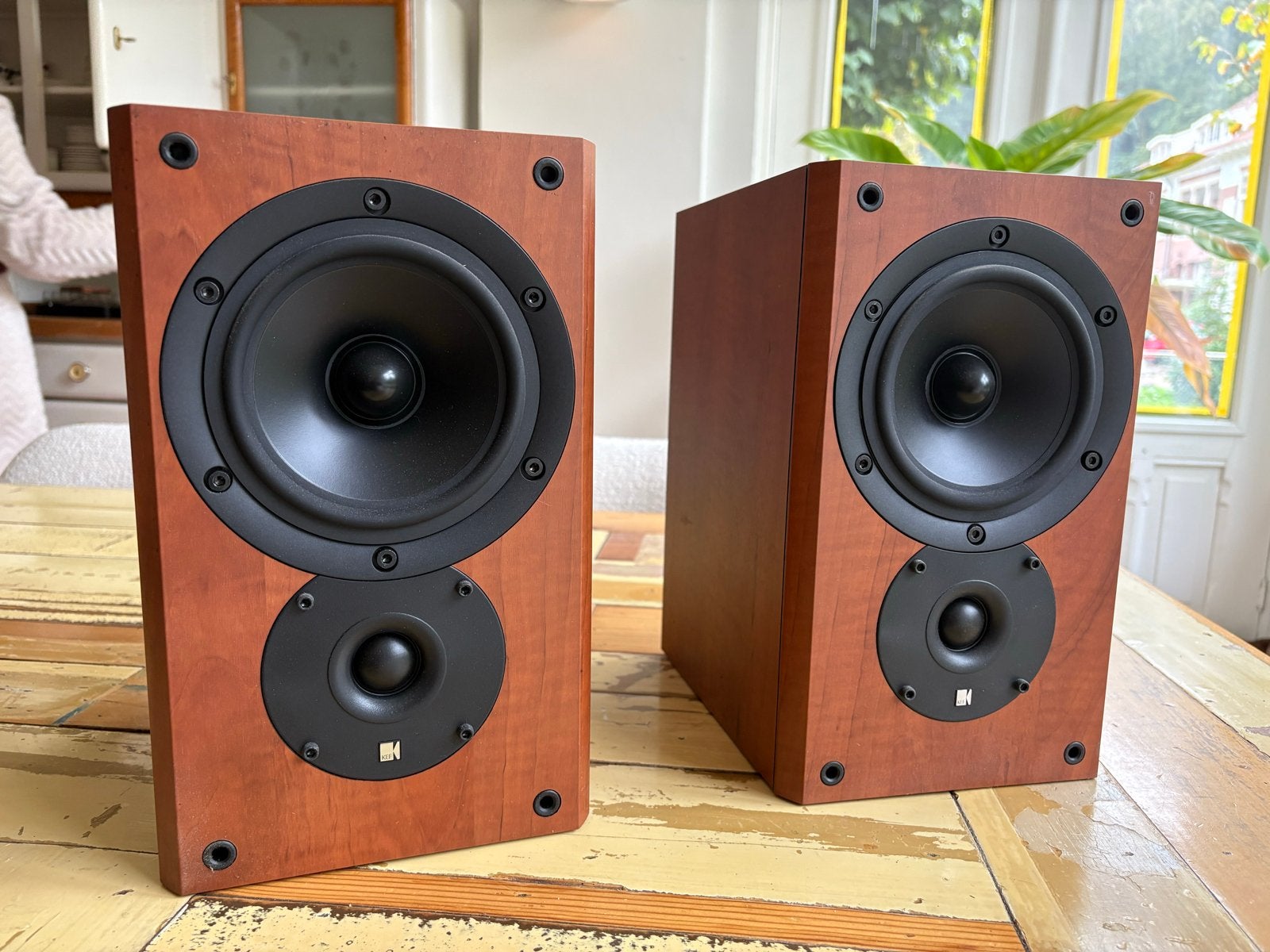 KEF Cresta 10 Boekenplank Luidsprekers - Hoge Kwaliteit, Ophalen of Verzenden, Zo goed als nieuw, 60 tot 120 watt, Basreflex