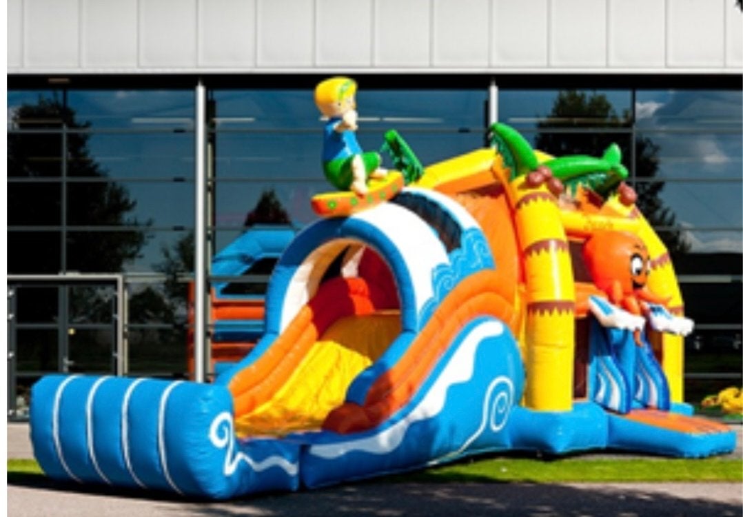 Springkussen beach XXL te huur, Ophalen, Overige