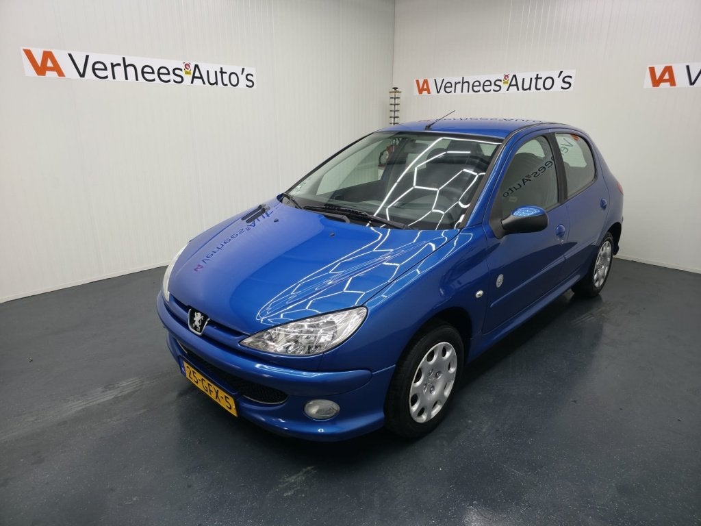 Peugeot 206 1.4 Génération, Auto's, 31 €/maand, 4 cilinders, Blauw, Origineel Nederlands
