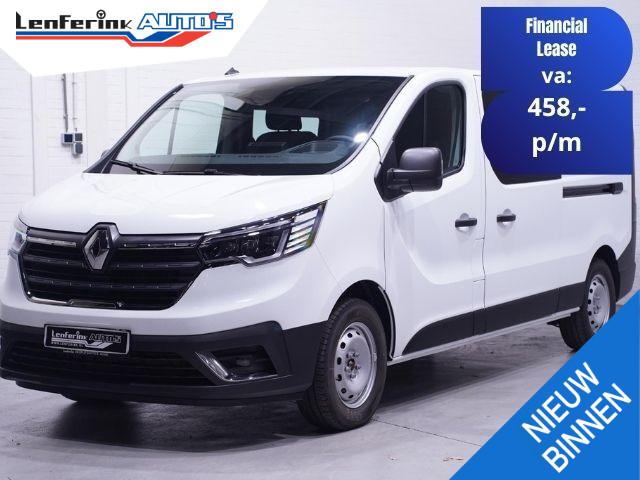 Renault Trafic 2.0 DCi 170 pk L2 Dubbel Cabine Aut. 2x Schui, Auto's, Bestelauto's, Stof, Gebruikt, 4 cilinders, Parkeersensor