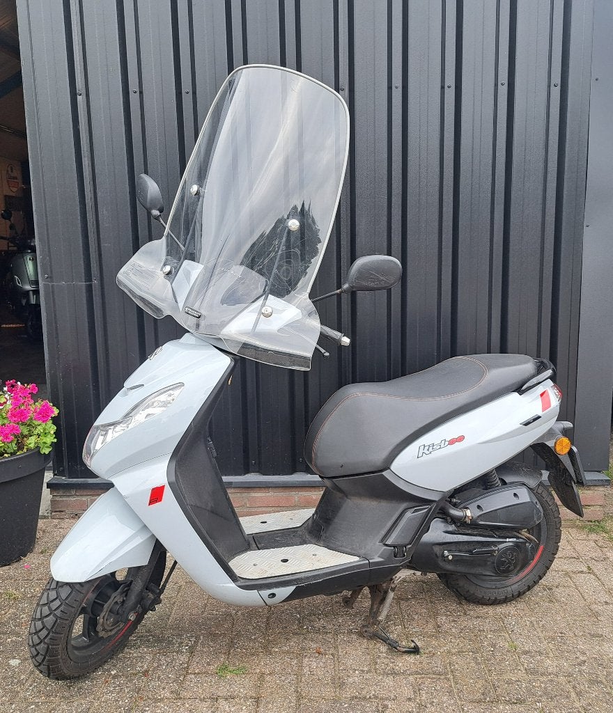 Peugeot Kisbee bromscooter Iced Grey, Ophalen, Gebruikt, Overige modellen, Benzine