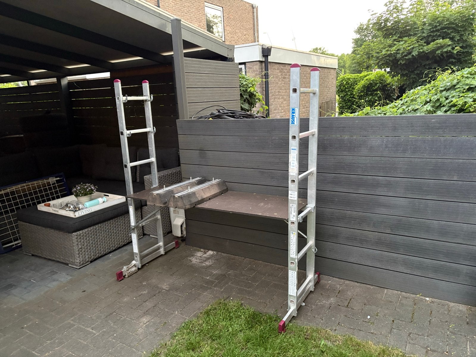 Krause Kamersteiger 170x160cm, Plateau 50x147cm, 150kg, Ophalen of Verzenden, Gebruikt, Rolsteiger of Kamersteiger, Minder dan 2 meter
