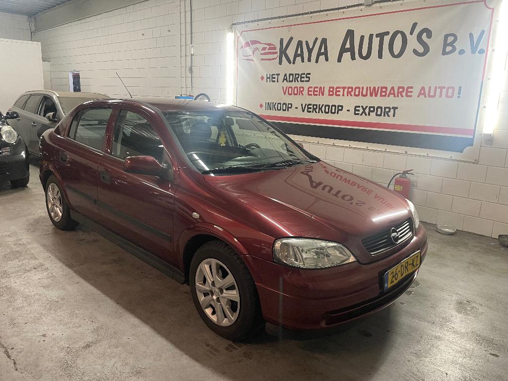 Opel Astra 1.6 I 5-Deurs 1999 Rood, Voorwielaandrijving, 1063 kg, 74 pk, 4 cilinders