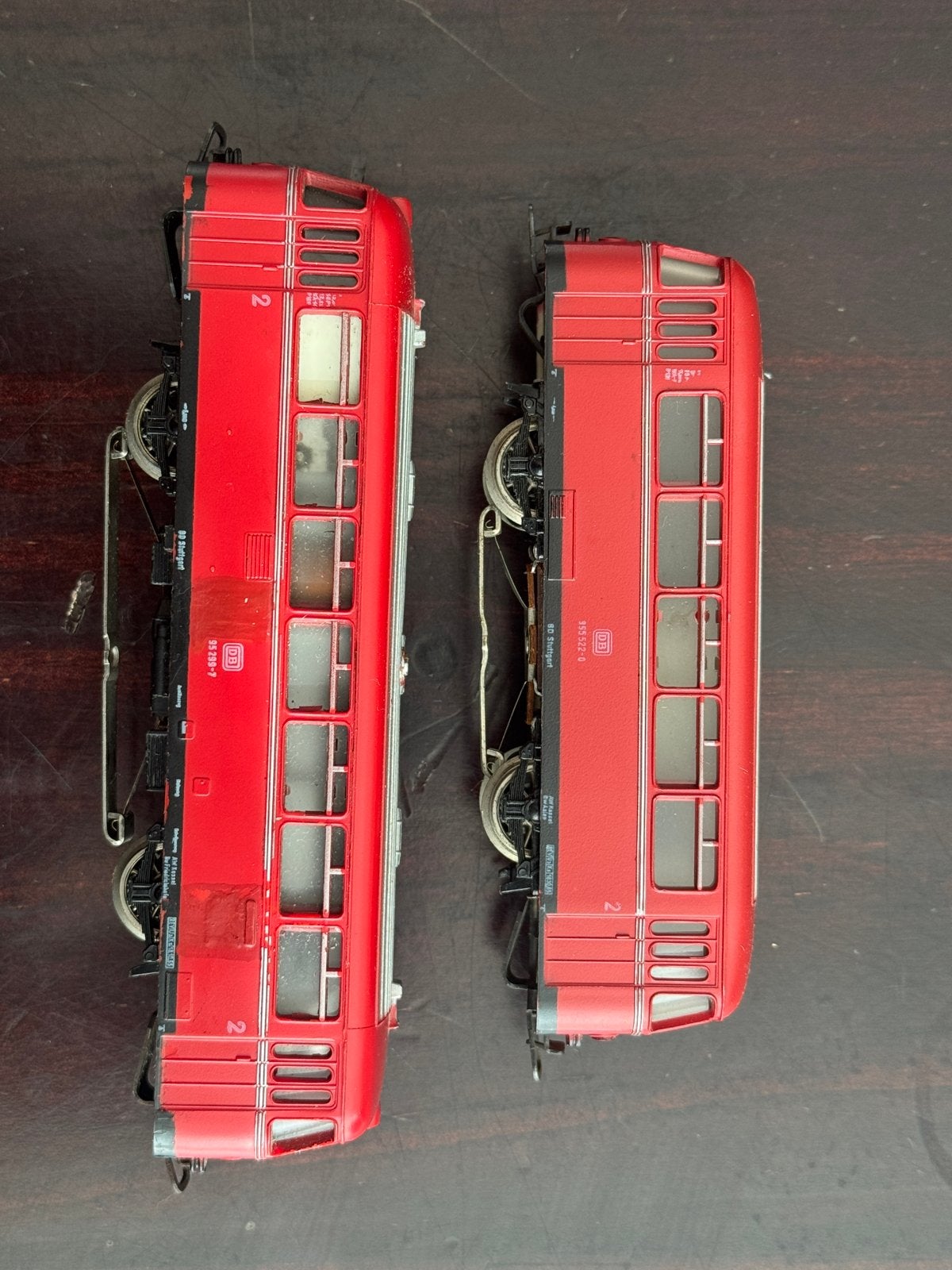 Marklin schienenbus 3016+4018 bijwagon | 1/87 h0, Wisselstroom, Gebruikt, Locomotief, Ophalen of Verzenden