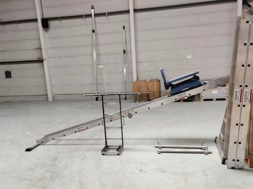 GEDA Accu Ladderlift voor zonnepanelen + accessoires, Ophalen, Ladder, Opvouwbaar of Inschuifbaar, 4 meter of meer