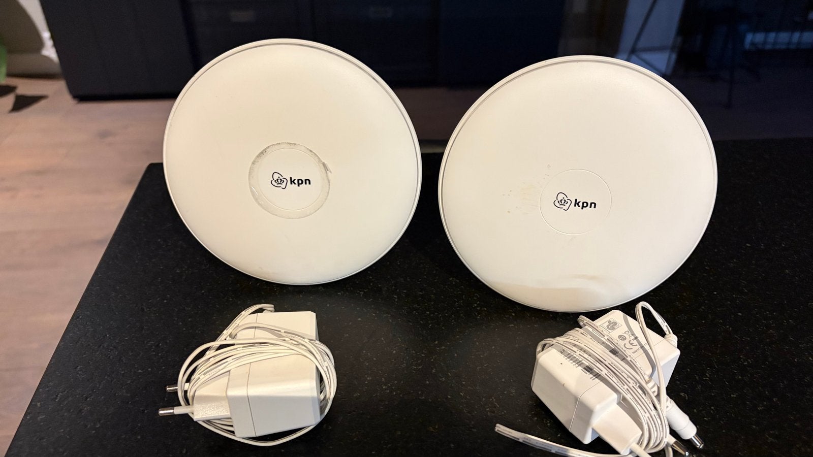 KPN SuperWifi punten (2 stuks) met adapters, Ophalen of Verzenden, Gebruikt