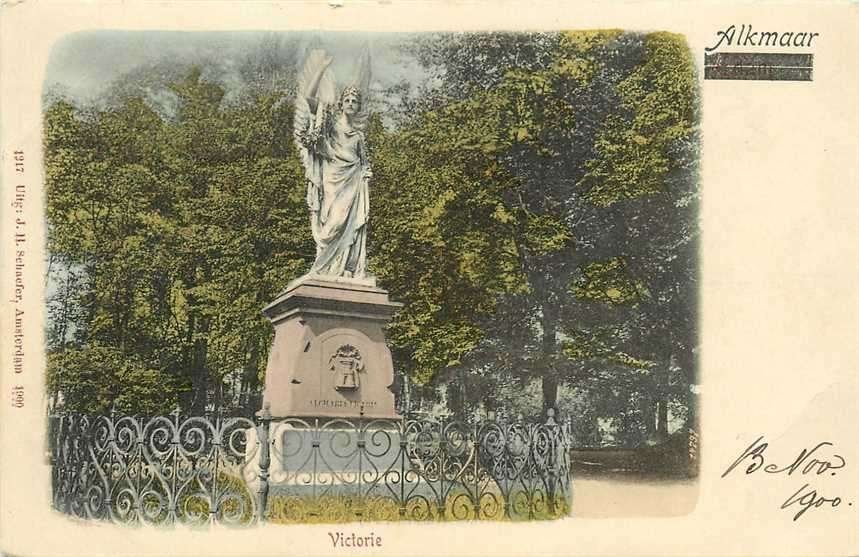 300-338-037 Alkmaar Victorie, Ophalen of Verzenden, Voor 1920, Noord-Holland