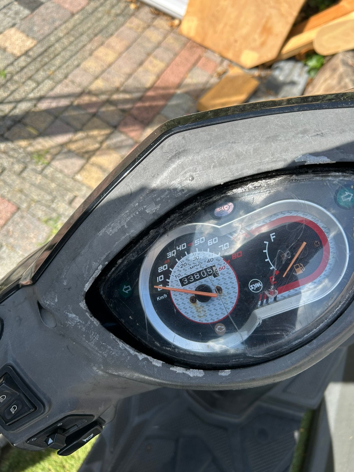Sym Orbit 3 opknapper, Ophalen, Gebruikt, Maximaal 45 km/u, Benzine