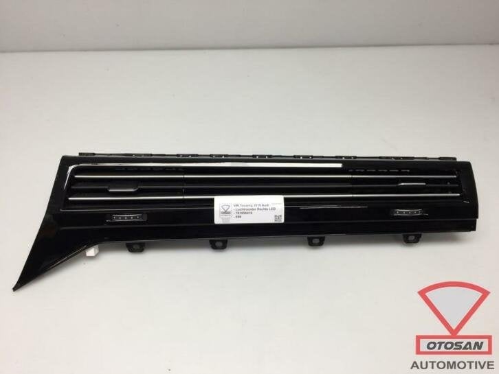 vw touareg 2018 luchtrooster rechts pianolak led 761858416