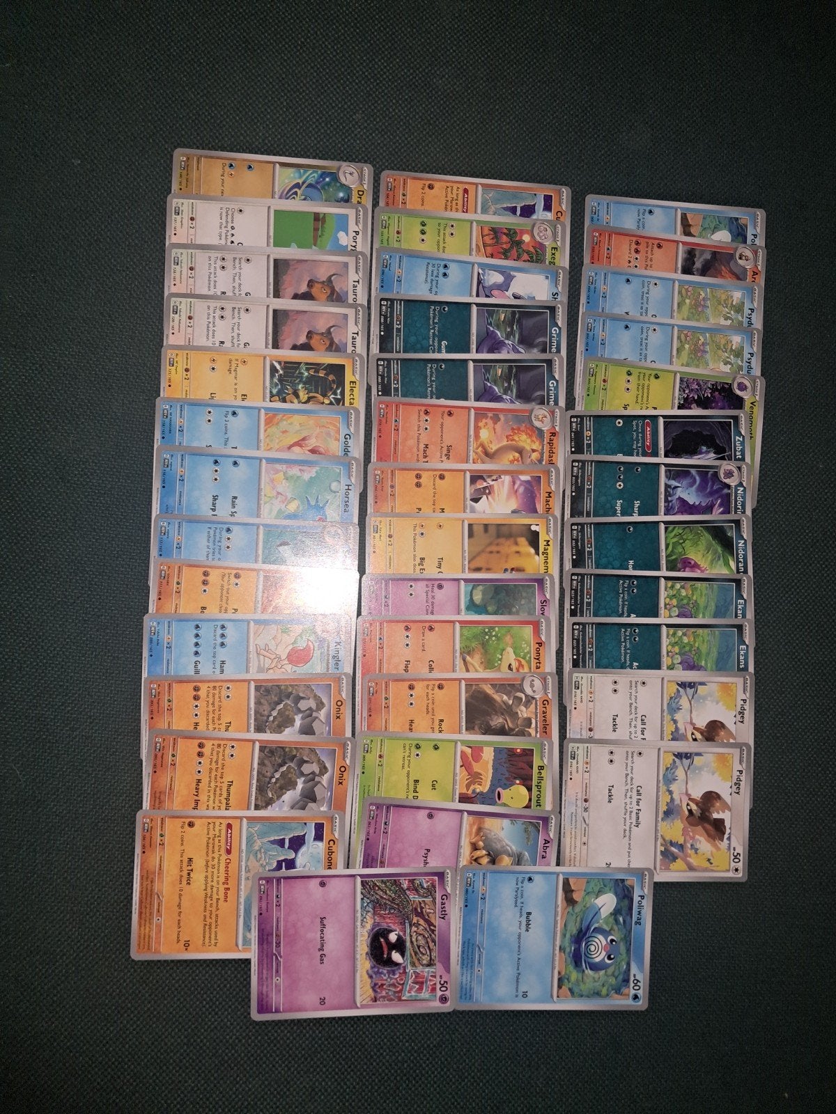pokemon 151mew kaarten 40 stuks, Ophalen, Gebruikt, Meerdere kaarten