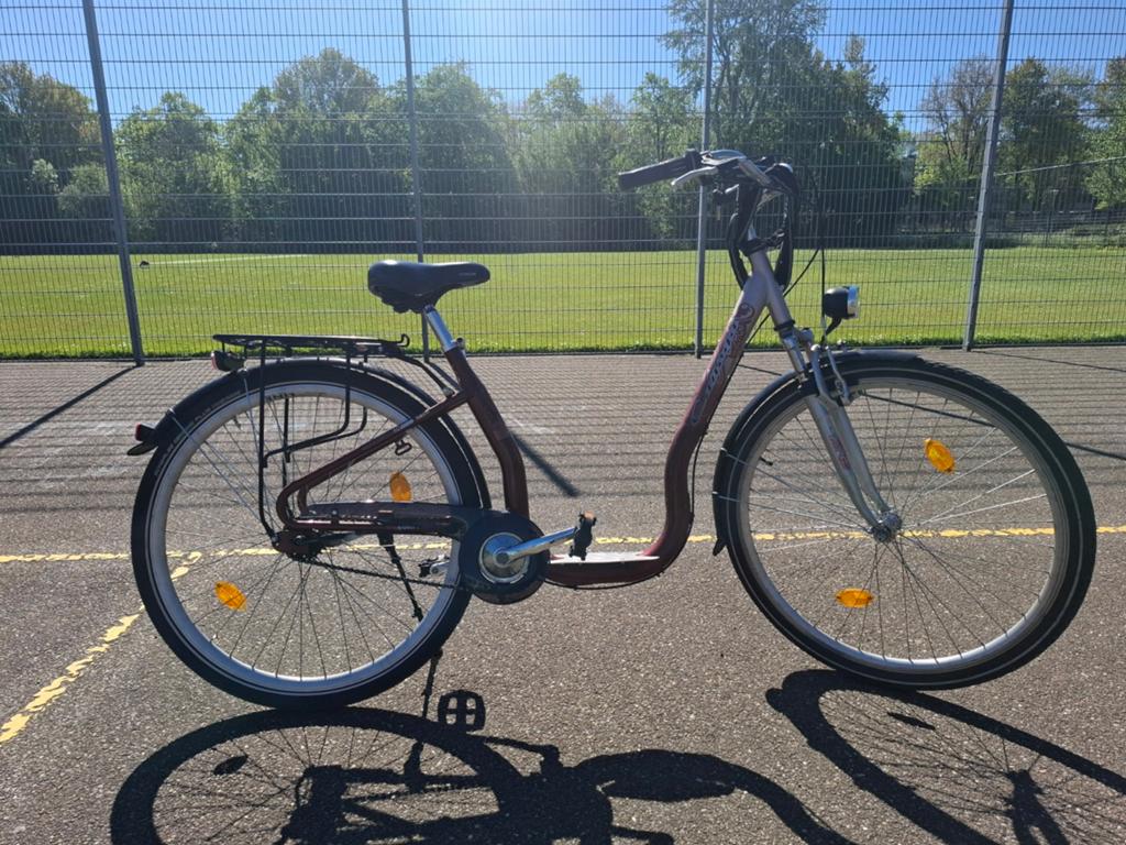 Damesfiets Canoga met lage instap en 3 versnellingen, Overige merken, Gebruikt, Velgrem, 47 tot 50 cm