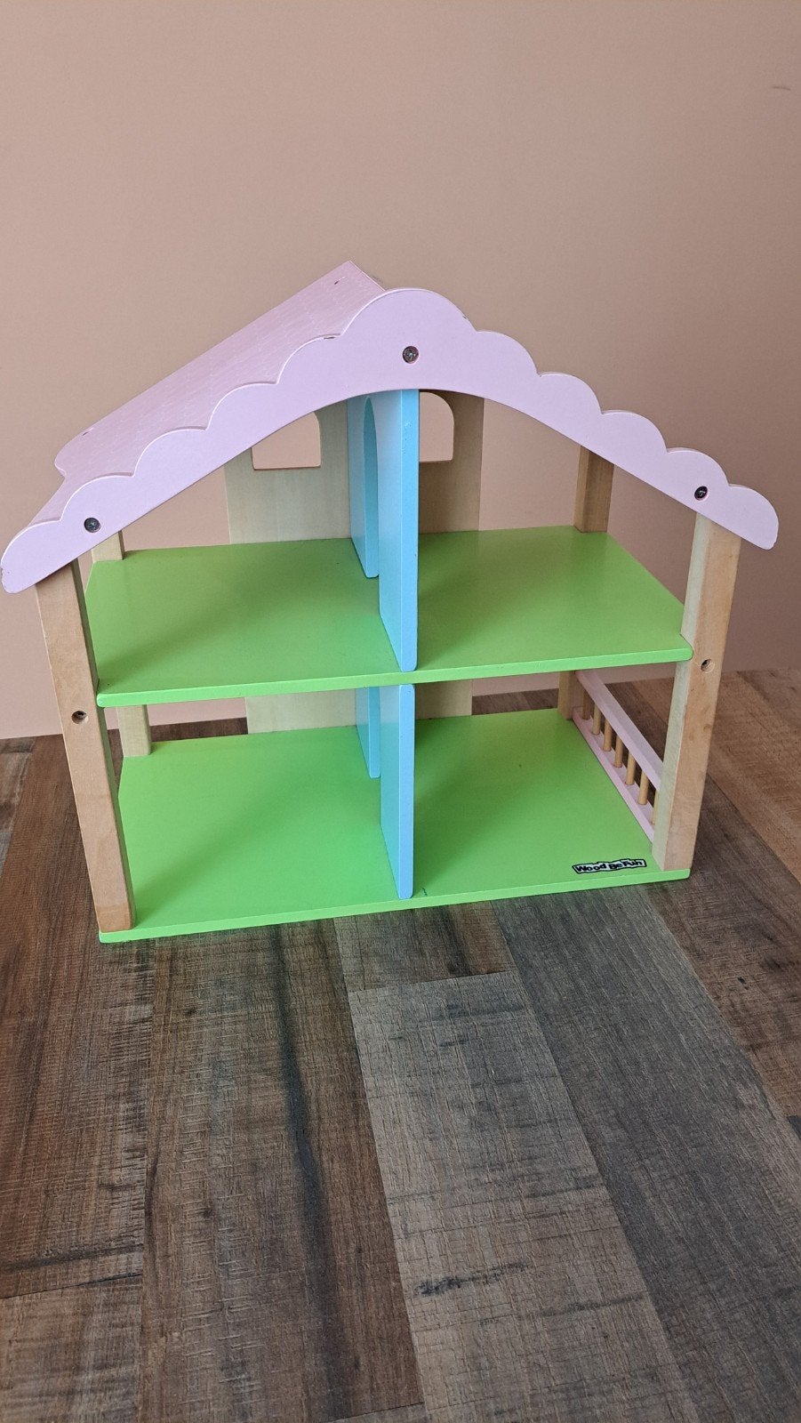 wood be fun houten poppenhuis, Ophalen, Gebruikt, Poppenhuis