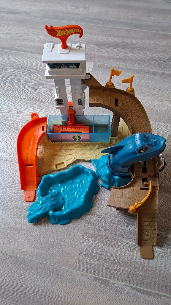 Hot Wheels, Ophalen, Racebaan, Zo goed als nieuw, Hot Wheels
