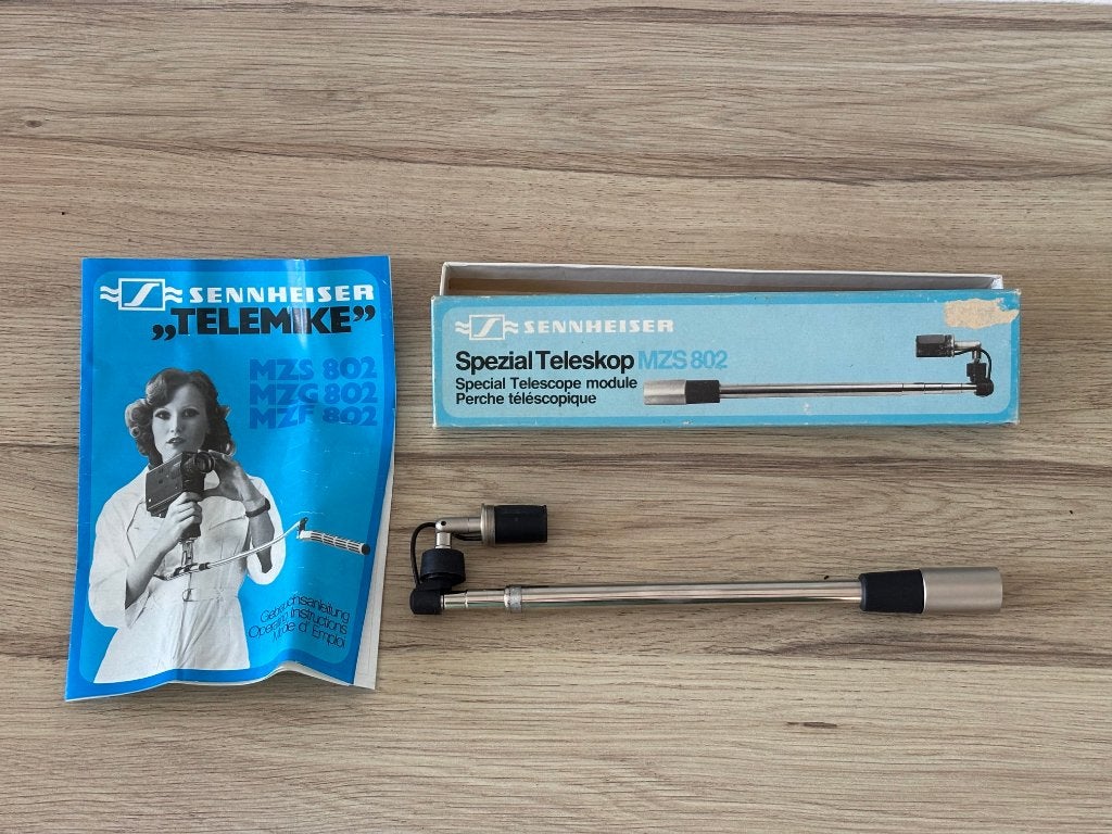 Sennheiser MZS802 - telescoopkop voor K3 microfoons, Ophalen of Verzenden, Zo goed als nieuw, Overige typen