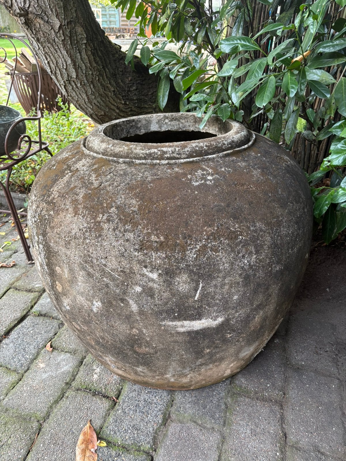 Oude XXL pot uit Indonesië - AANBIEDING!, Ophalen, Overige materialen, Gebruikt, 40 cm of meer