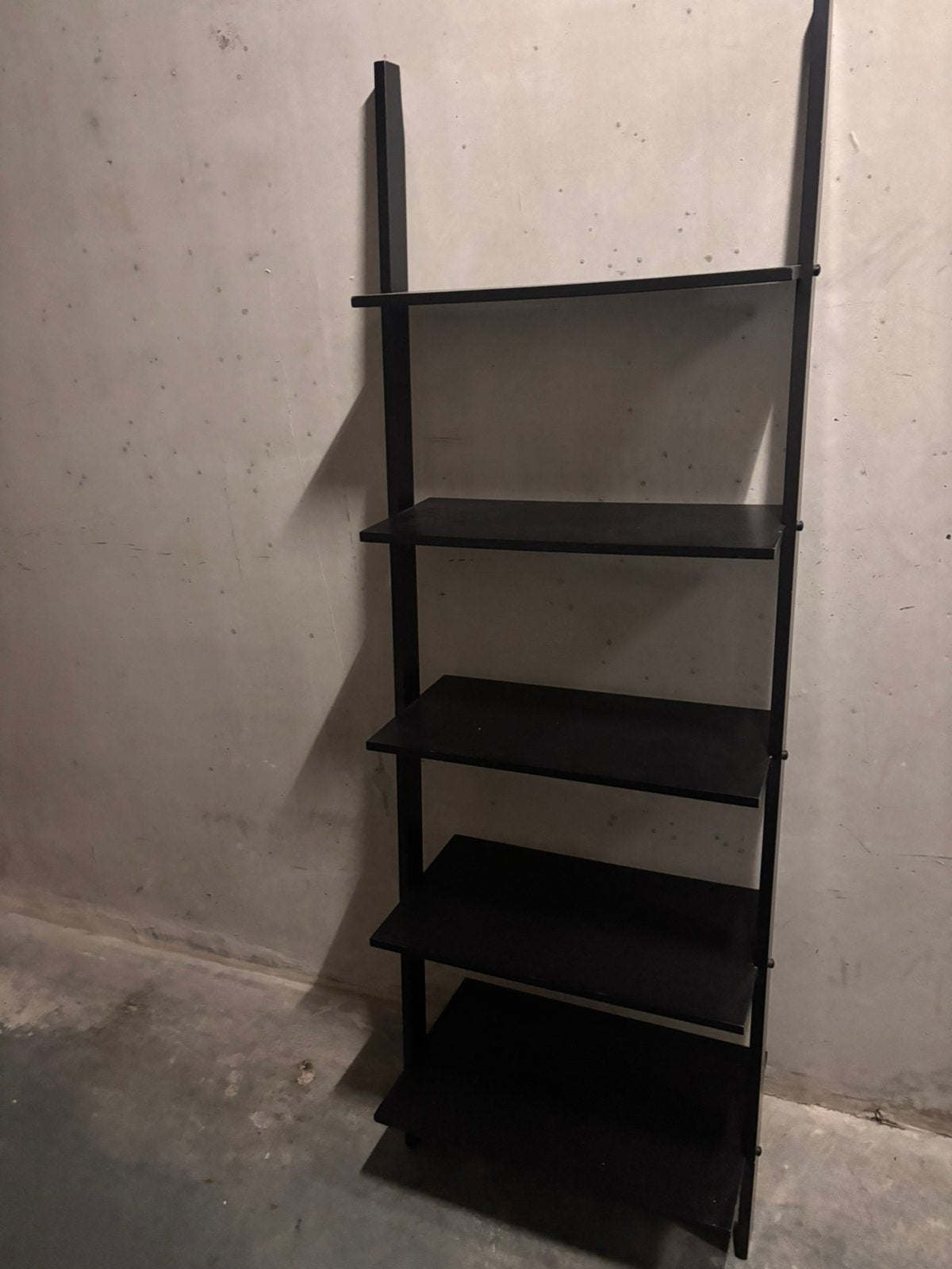 Wandladder - zwart - ladderkast, Ophalen