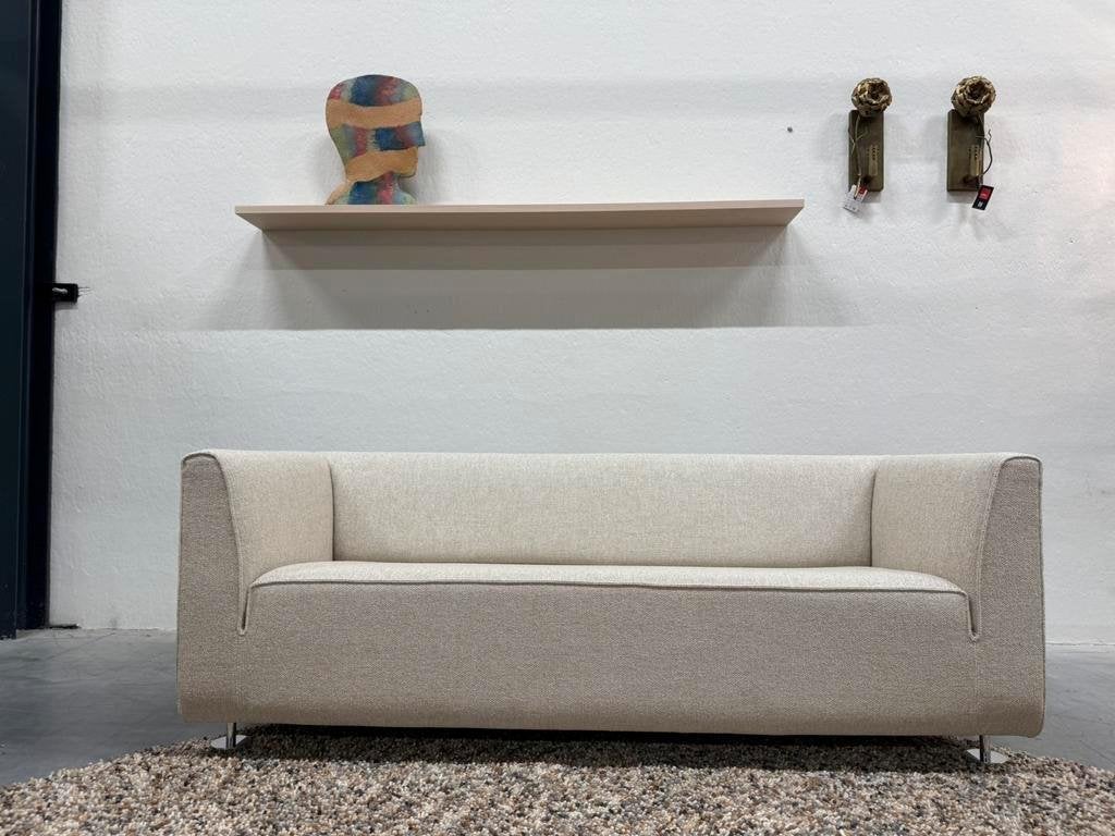 Nieuw Gelderland 4800 2,5 & 2 zits bank Moss Creme stof, 150 tot 200 cm, Ophalen of Verzenden, Rechte bank, Info@gelderlanddesign.com