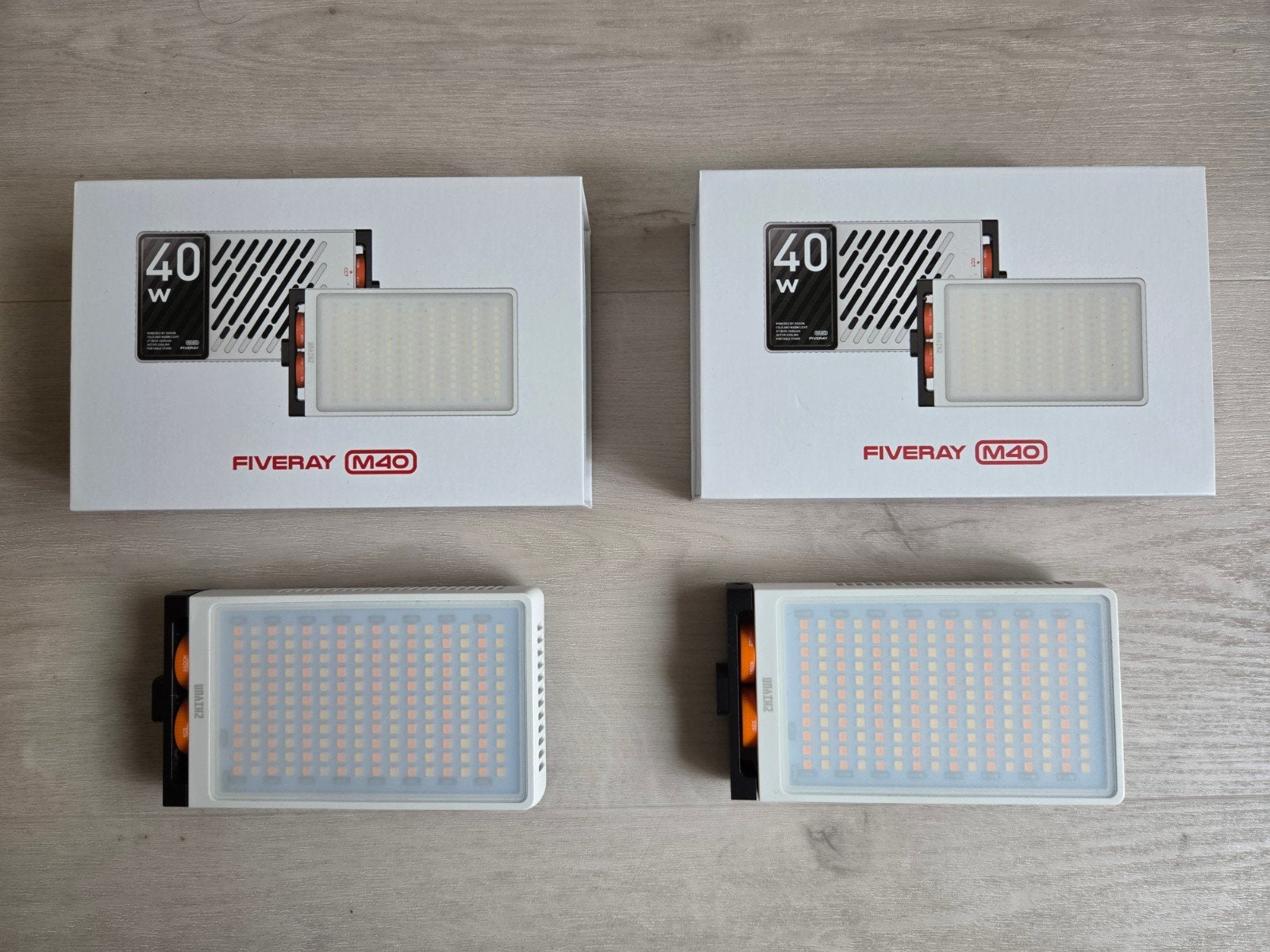 Zhiyun FIVERAY M40 LED-lamp set | NIEUW, Audio, Tv en Foto, Ophalen of Verzenden, Nieuw, Dimbaar, Lamp of Flitsset