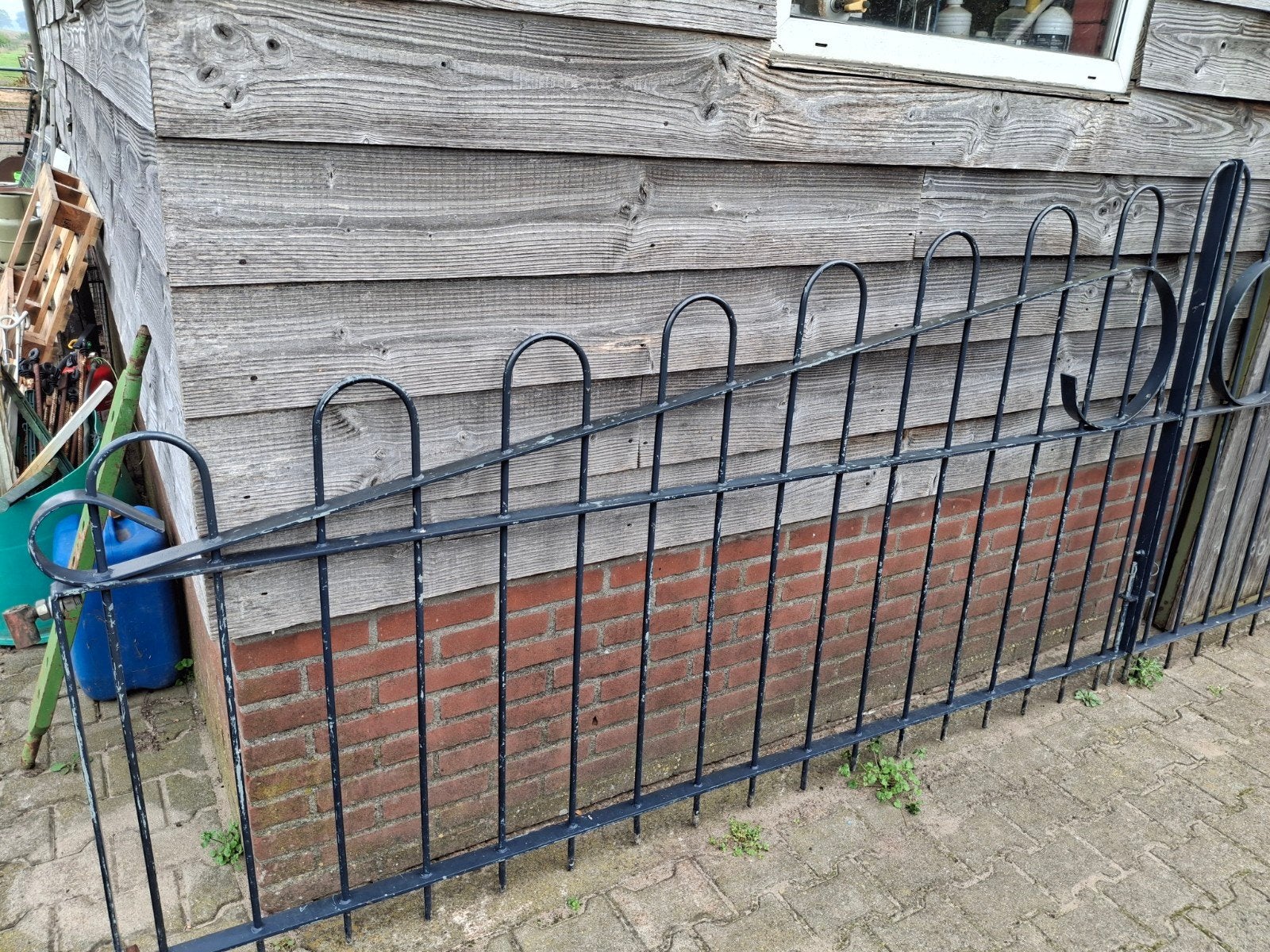 ijzeren poort, Ophalen, IJzer, Sierhekwerk
