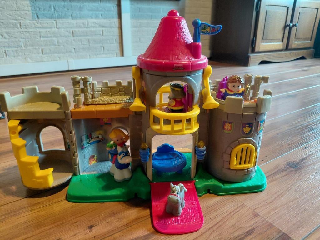 Fisher-Price Little People Kasteel Speelset, Kinderen en Baby's, Ophalen of Verzenden, Gebruikt, Speelset