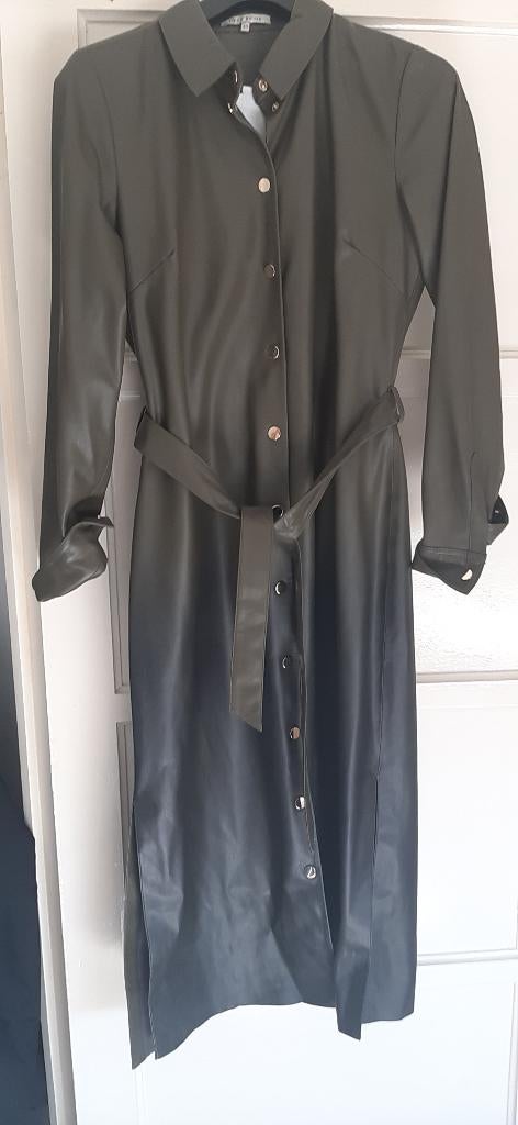 Fith House Vegan Leather jurk, Kleding | Dames, Jurken, Ophalen of Verzenden, Zo goed als nieuw, Maat 38/40 (M), Groen