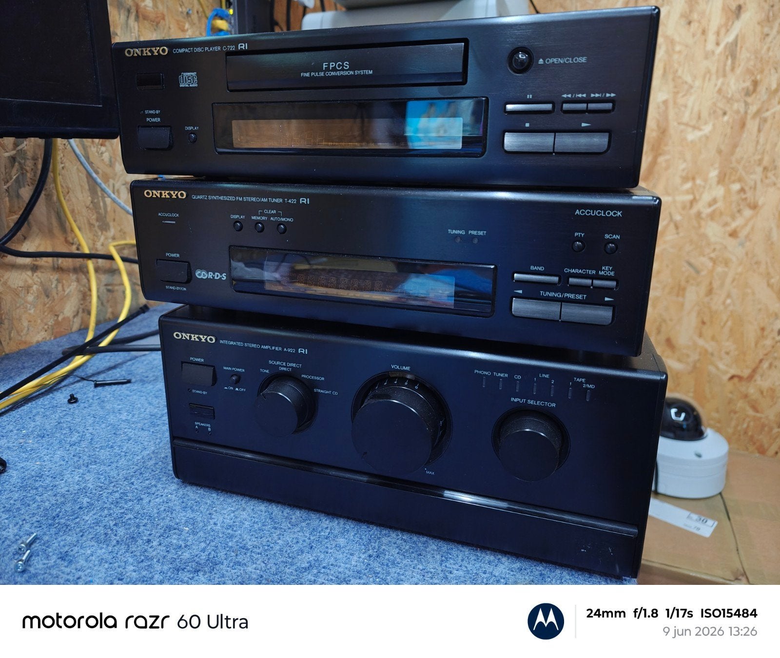 Onkyo A922, T422, C722 zwart, Audio, Tv en Foto, Cd-spelers, Ophalen, Overige merken