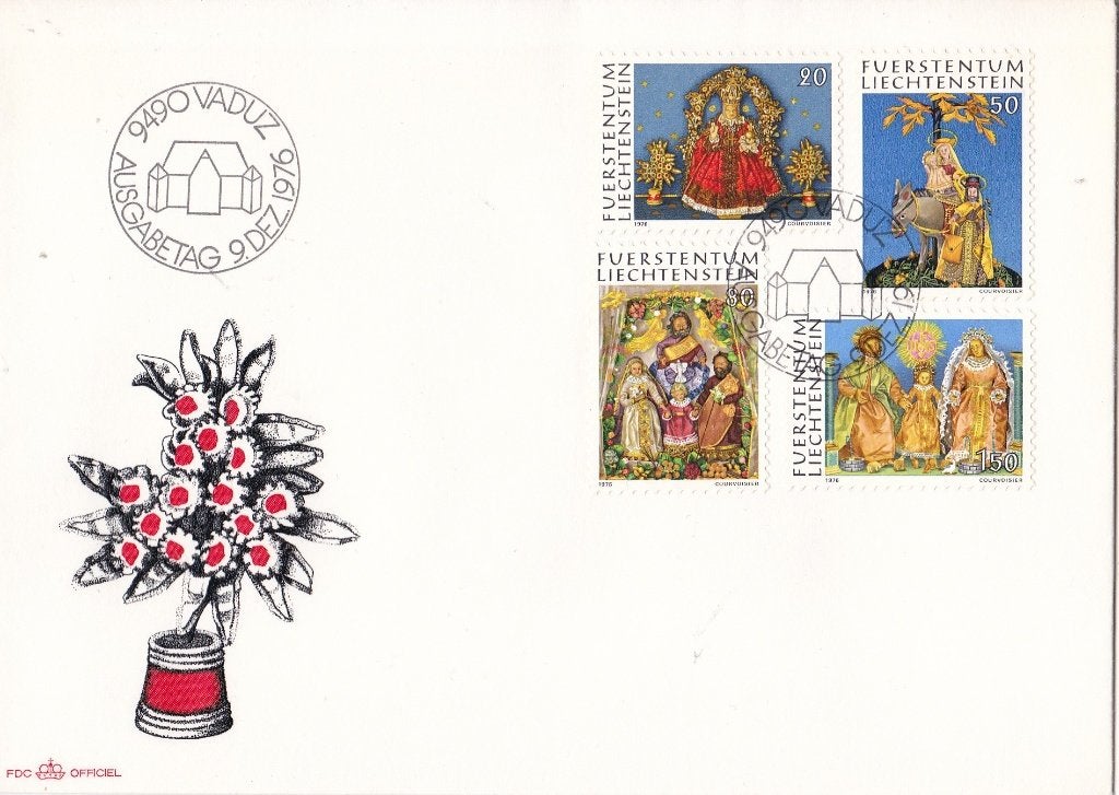Liechtenstein FDC – Weihnachten - M 662-662, Postzegels en Munten, Postzegels | Eerstedagenveloppen, Verzenden, Onbeschreven, Europa