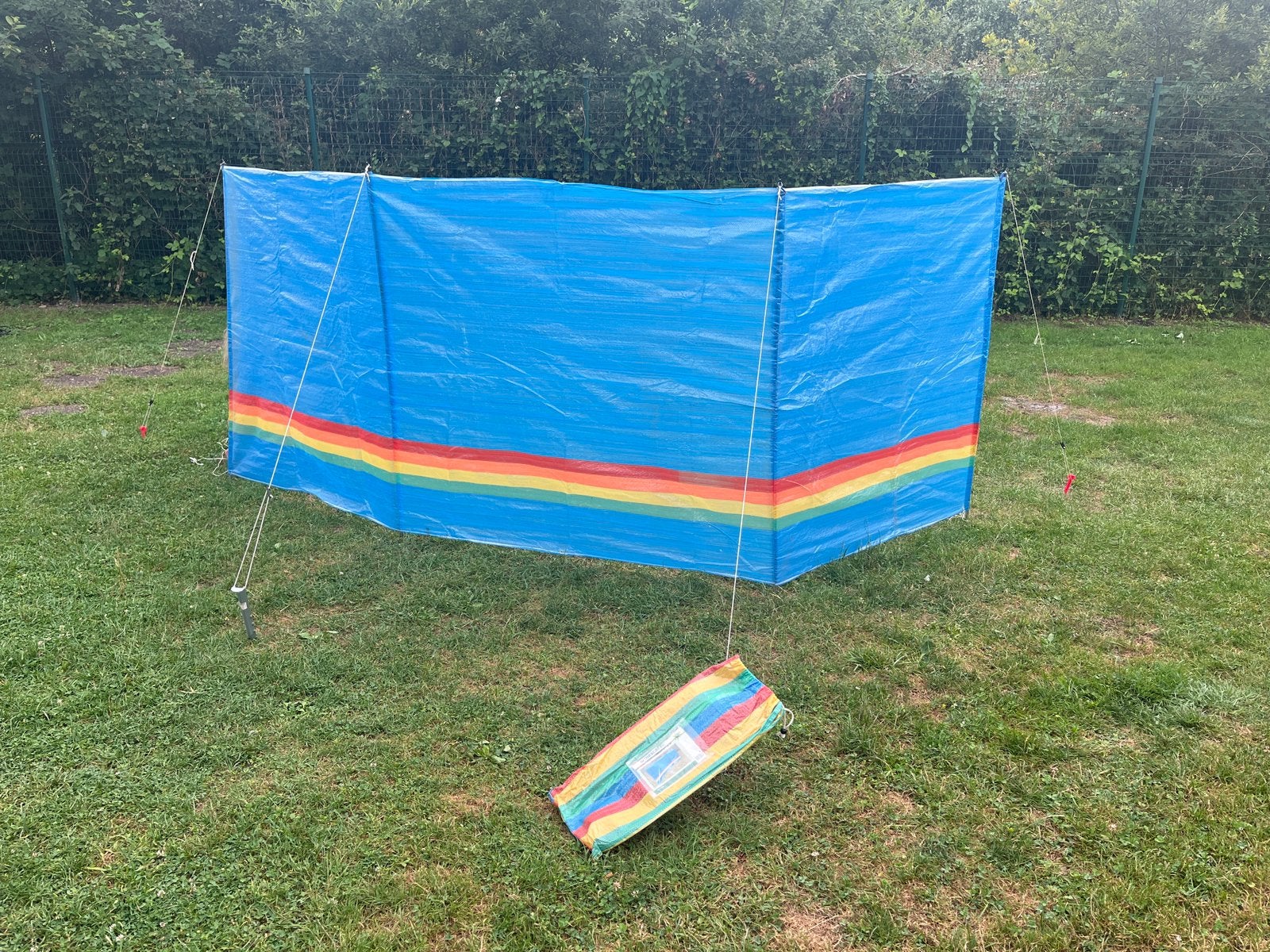 Mooi vintage windscherm, Caravans en Kamperen, Windschermen, Zo goed als nieuw, Ophalen of Verzenden