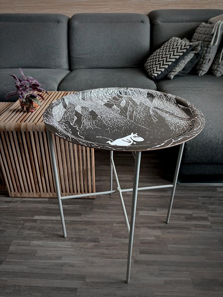 Moomin dienbladtafel (49 cm) 'Comet in Moominland', 45 tot 60 cm, Minder dan 55 cm, Rond, Ophalen of Verzenden