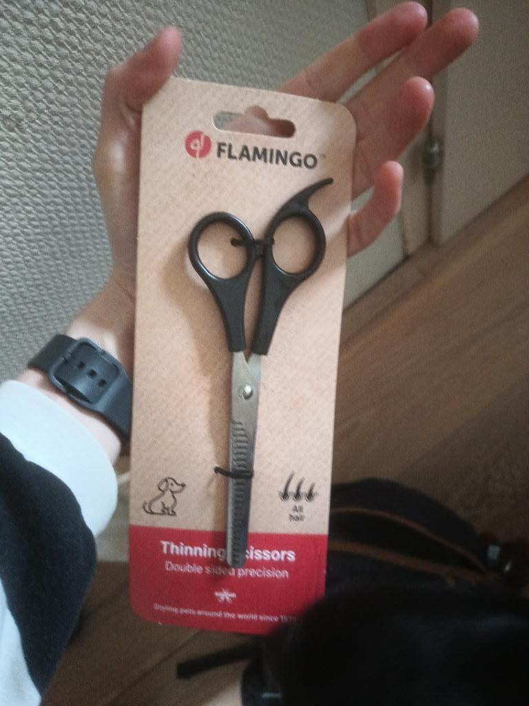 Flamingo effileerschaar (thinning scissors, verdun schaar), Ophalen of Verzenden, Nieuw