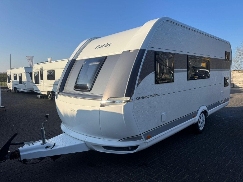 Hobby Excellent Edition 490 KMF Verzwaarde as, Tapijtset, Caravans en Kamperen, Caravans, Schokbreker, Hobby, Bedrijf, Treinzit