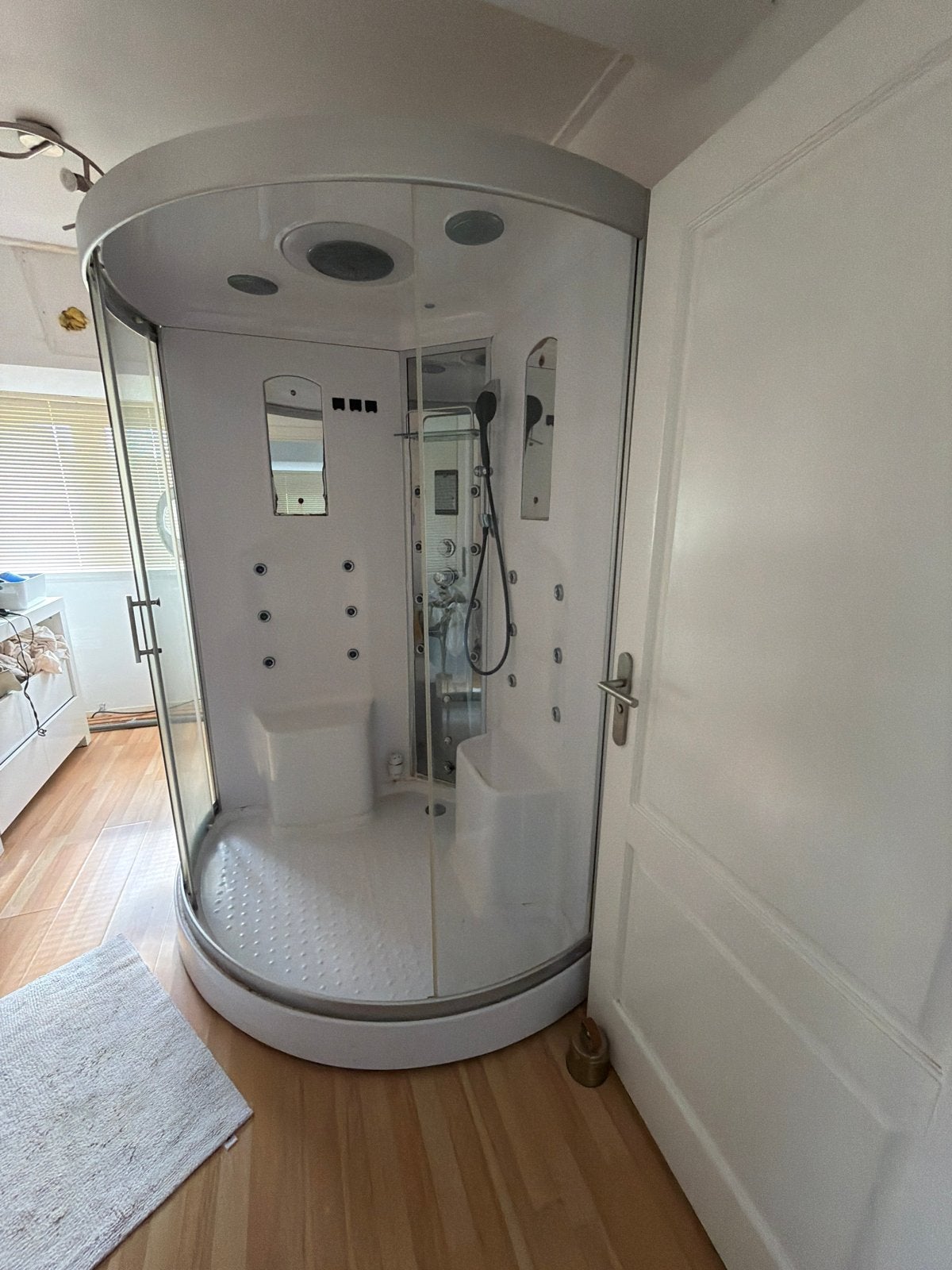 Douchecabine voor bv tijdelijk douche bij een verbouwing., Ophalen, Gebruikt, Met douche