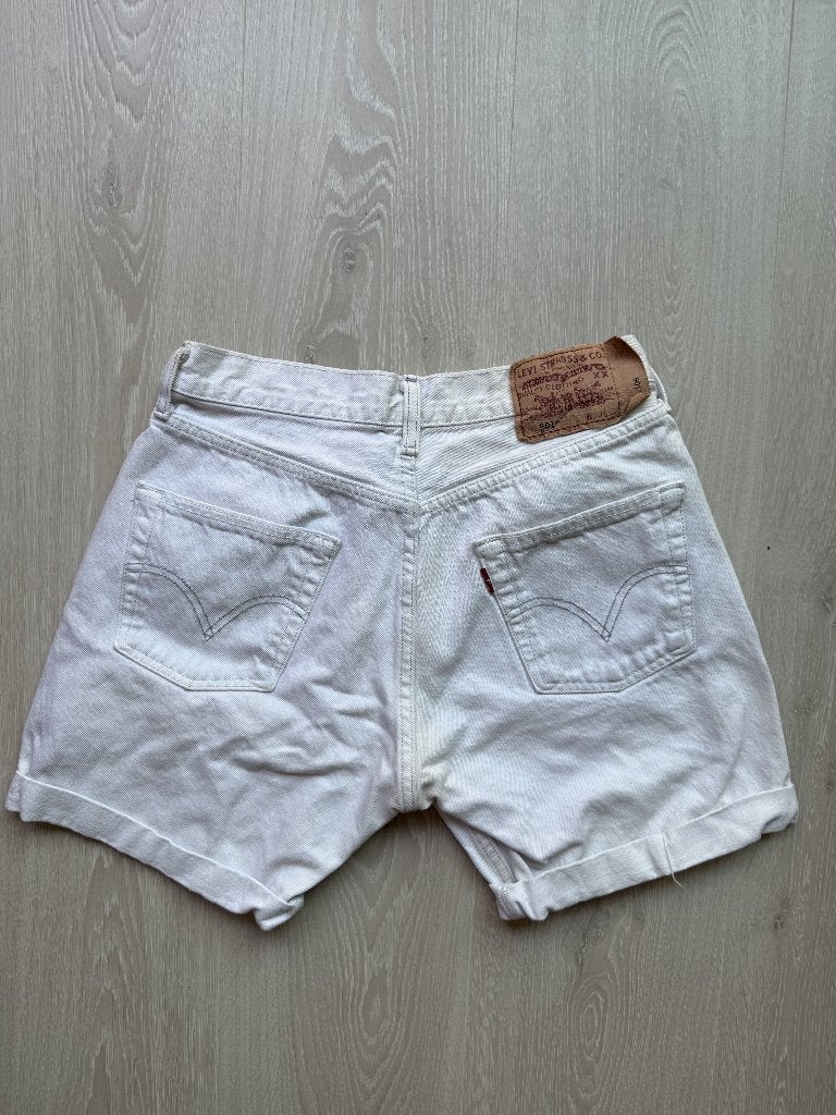 Levi's 501 Dames Korte Broek W30, Blauw, ., Ophalen of Verzenden, Zo goed als nieuw