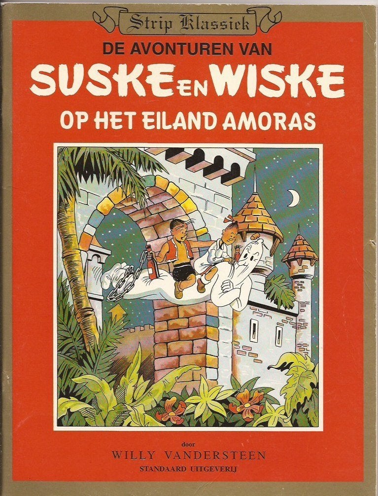 2x Speciale uitgaven Suske en Wiske Het eiland Amoras, Boeken, Stripboeken, Gelezen, Willie Vandersteen, Ophalen of Verzenden