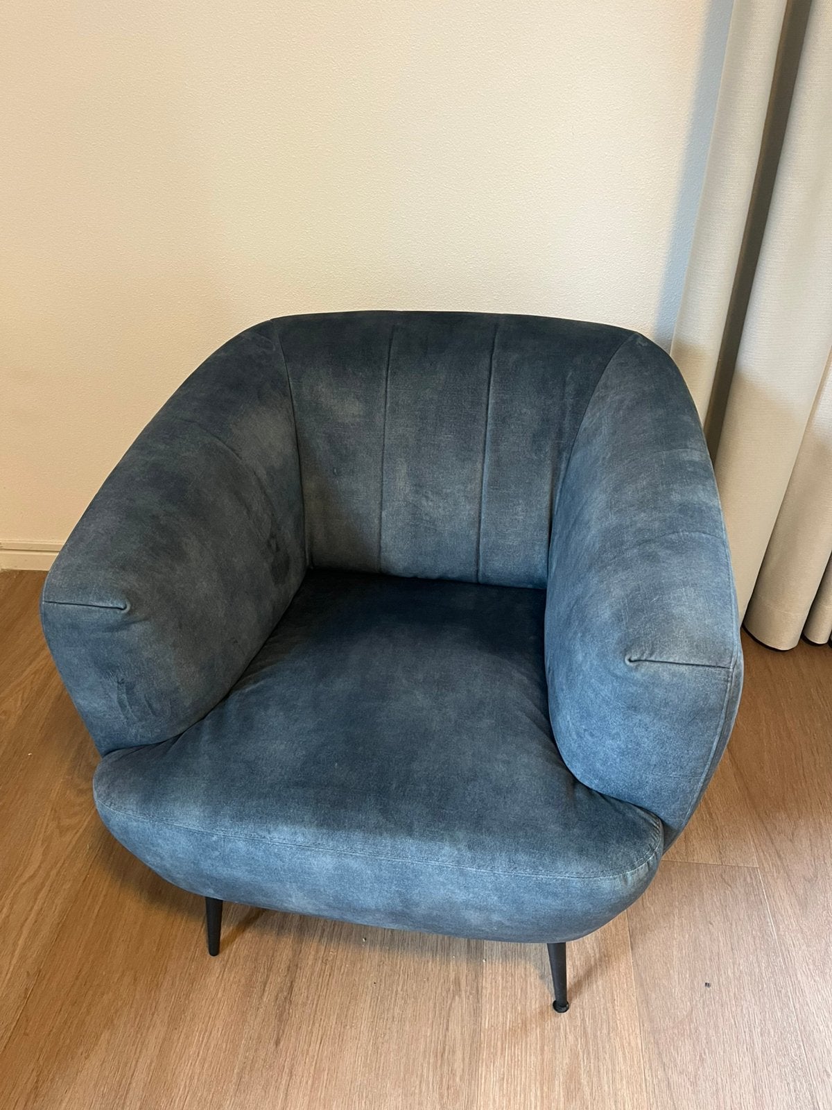 Comfortabele fauteuil - Zo goed als nieuw, Ophalen of Verzenden, Zo goed als nieuw, Stof, 75 tot 100 cm
