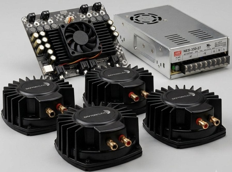 Complete Bass Shaker Set voor Simracing, Force feedback, Zo goed als nieuw, PC, Overige typen