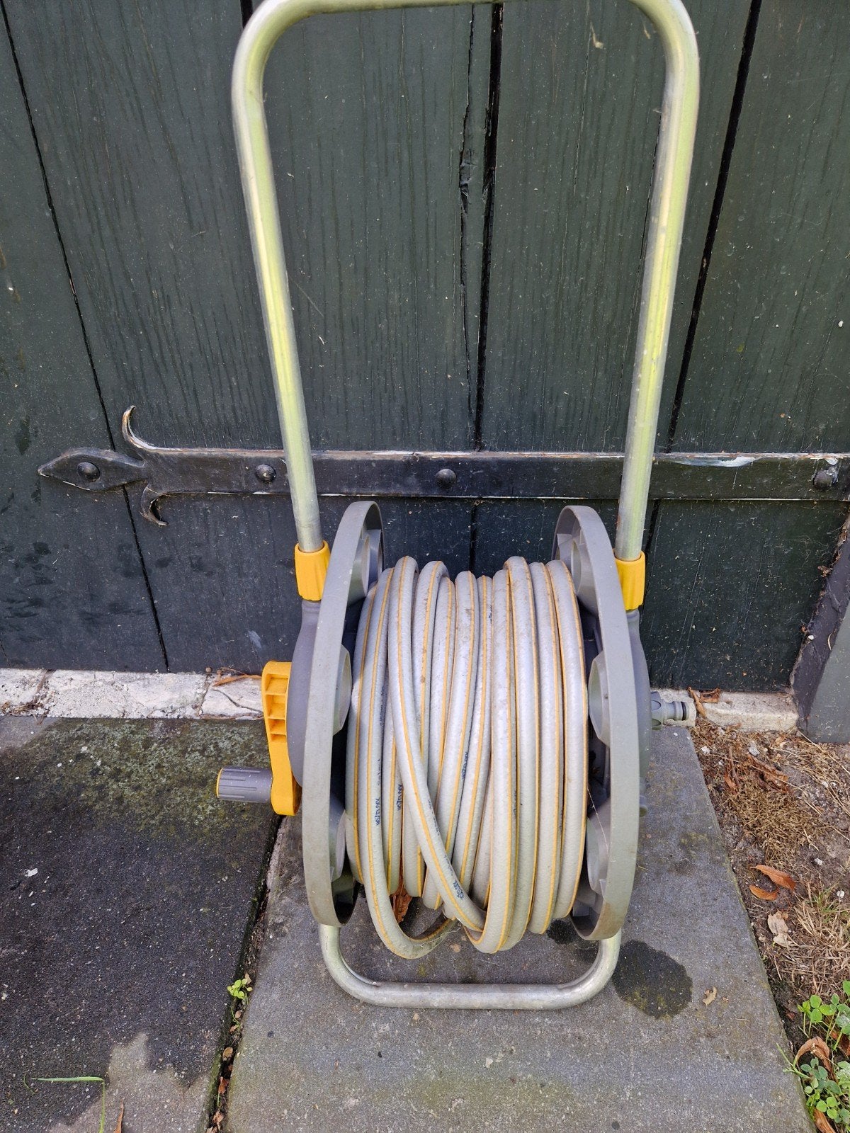Hozelock Tuinslanghaspel met slang 12.5mm, Tuin en Terras, Ophalen of Verzenden, Gebruikt, Tuinslanghaspel