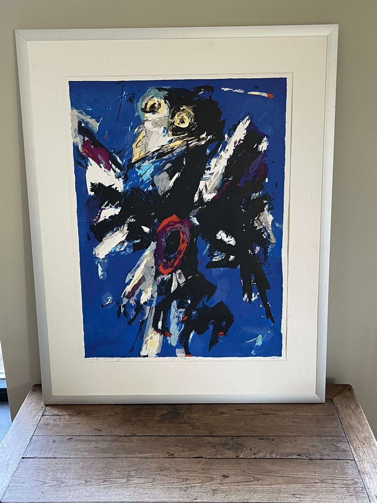 Charlotte Molenkamp - Zeefdruk in lijst (113 x 90 cm), Gelimiteerde oplage, Ophalen, Abstract, Zeefdruk